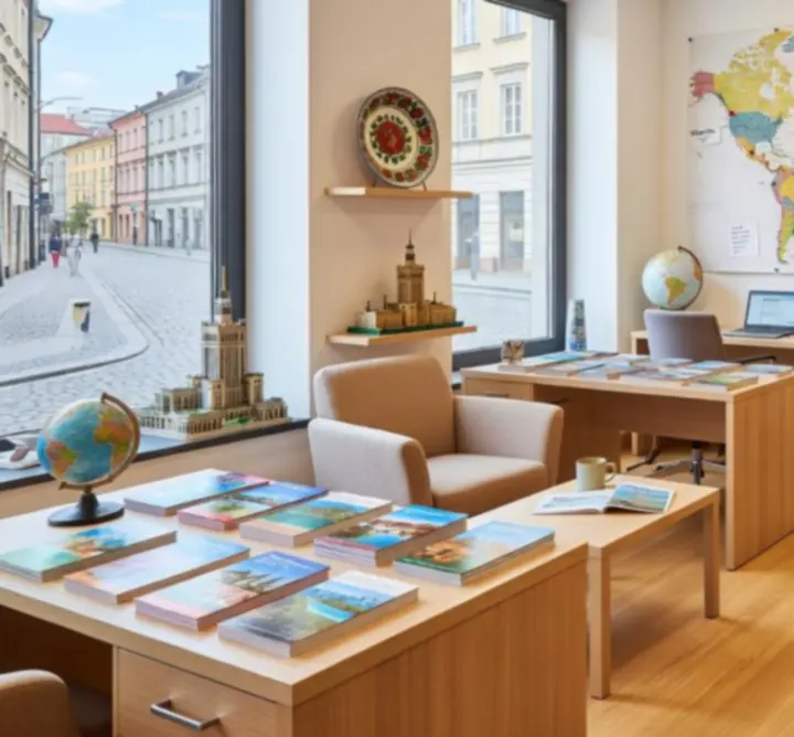 Panoramiczny widok na kierunek wakacyjny oferowany przez biuro podróży